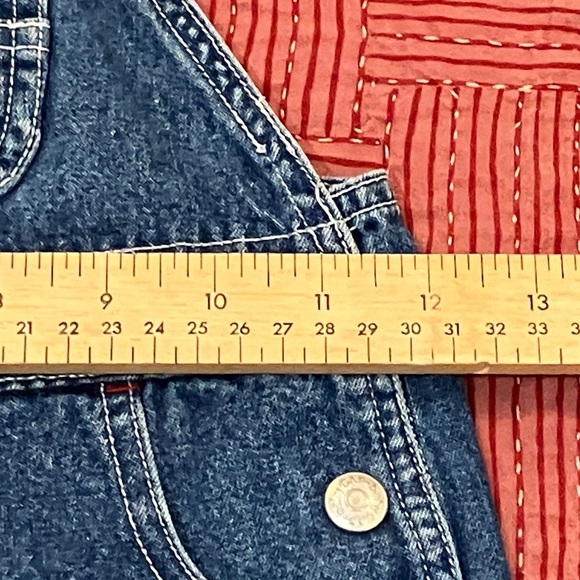 GAP toddler 18-24 months Denim Blue Kids jeans short Romper - Picture 7 of 16